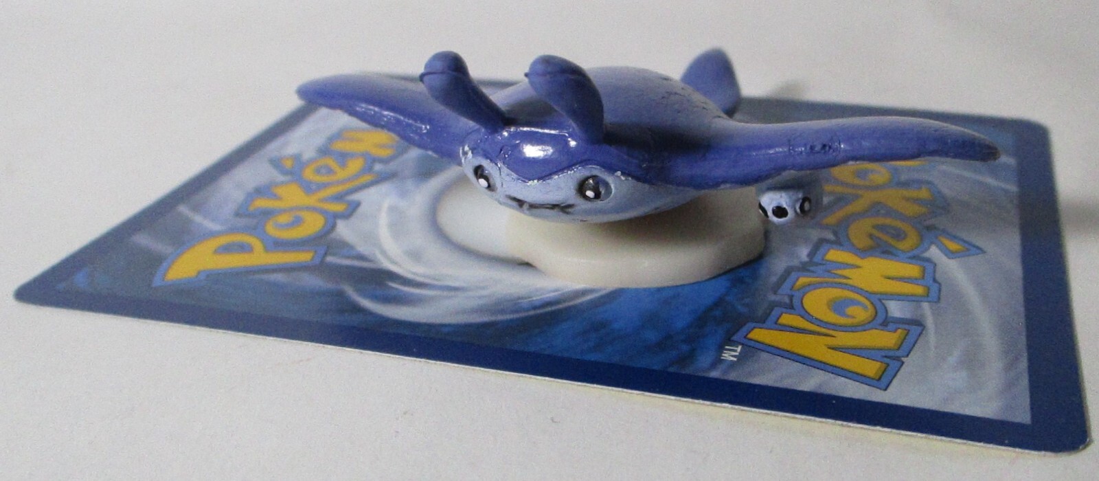 Vintage TOMY CGTSJ Mantine 2,5" Pokemon Modellino Sciolto Giocattolo PVC Autentico