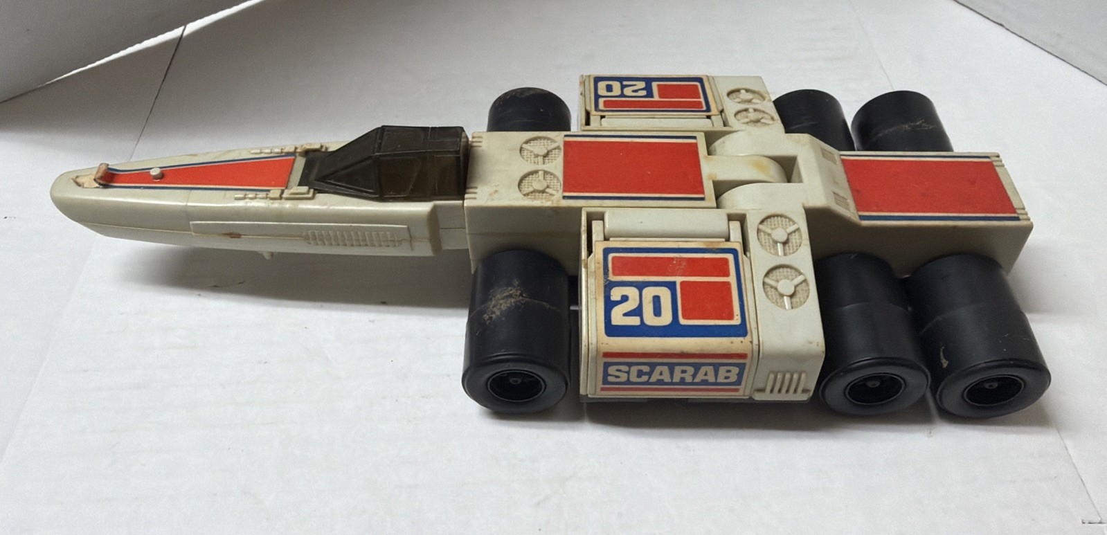 Vintage 1978 MATTEL Battlestar Galactica coloniale solo SCARAB senza accessori