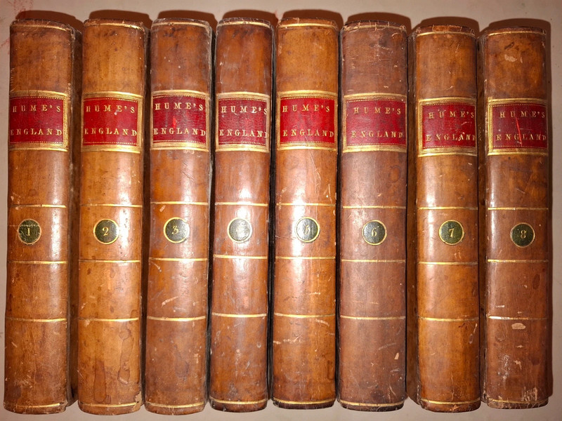 The History of England (8 volumes complets) - David Hume (London, Cadell & Longman, 1792)