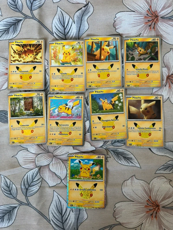 9/30 pikachu 30º anniversario