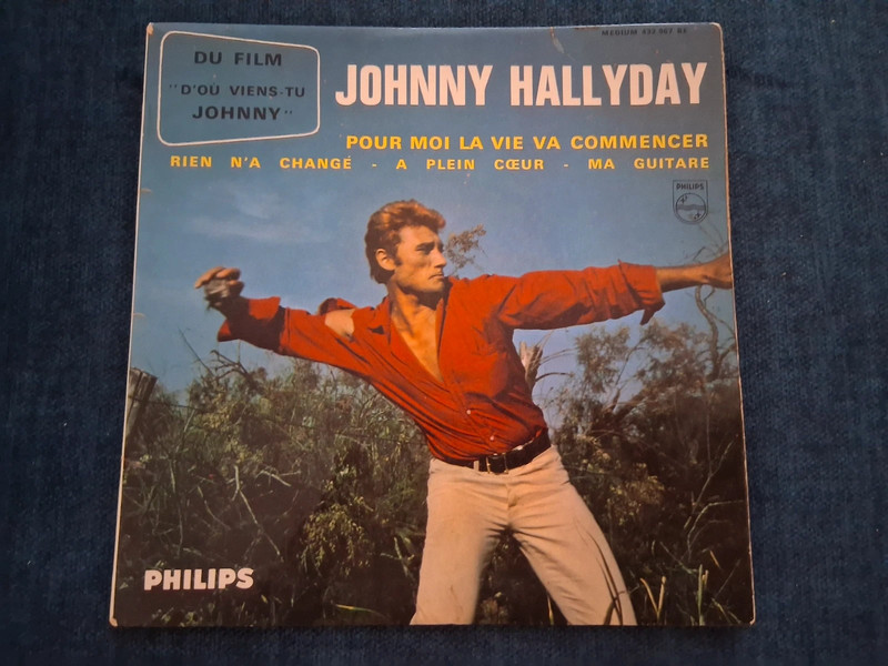 Johnny Hallyday pour moi la vie.. 45t vinyl
