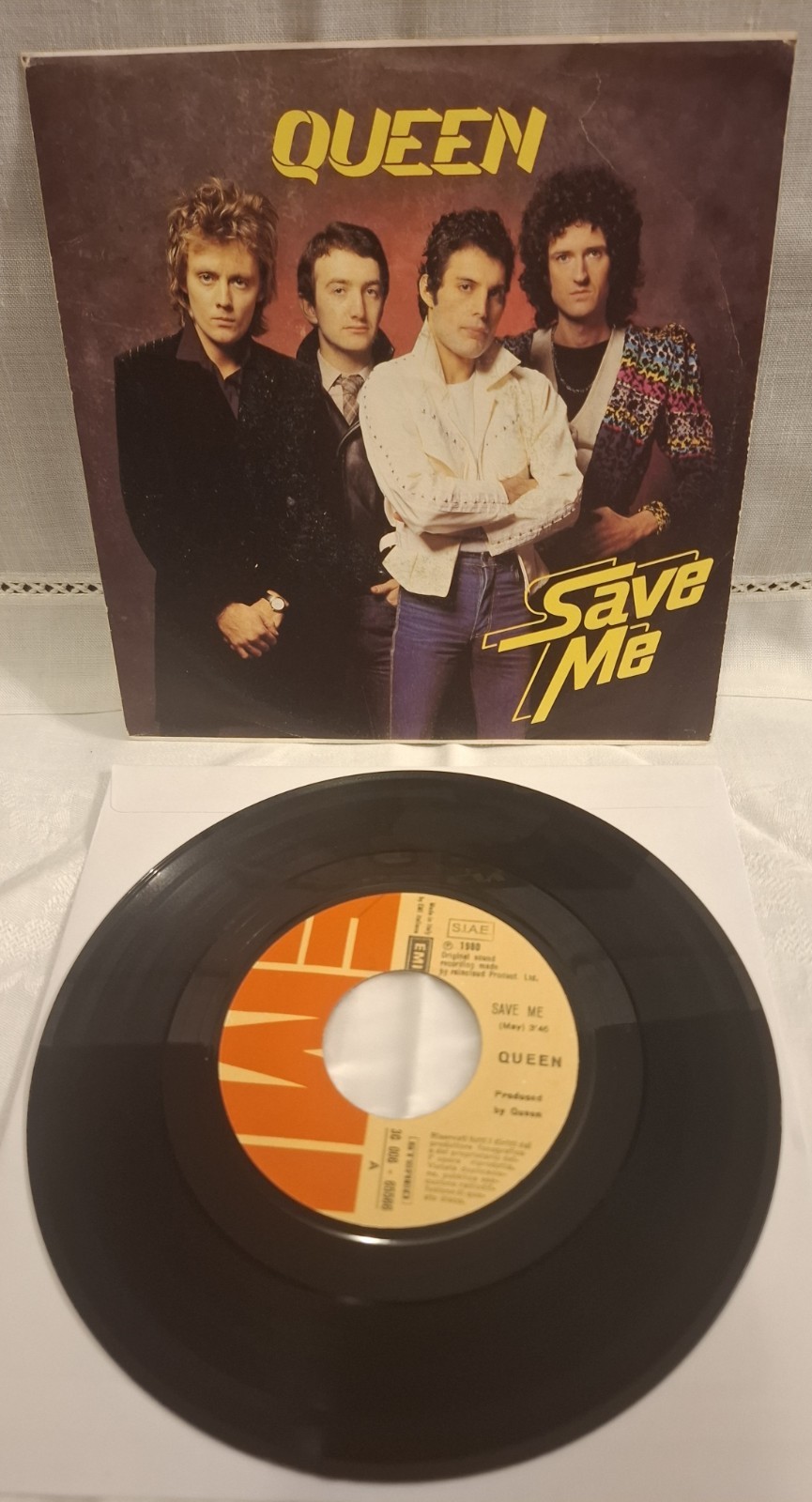 QUEEN, SAVE ME (EMI 3C00665566) 45 giri Italy 1980 NM/NM come nuovo