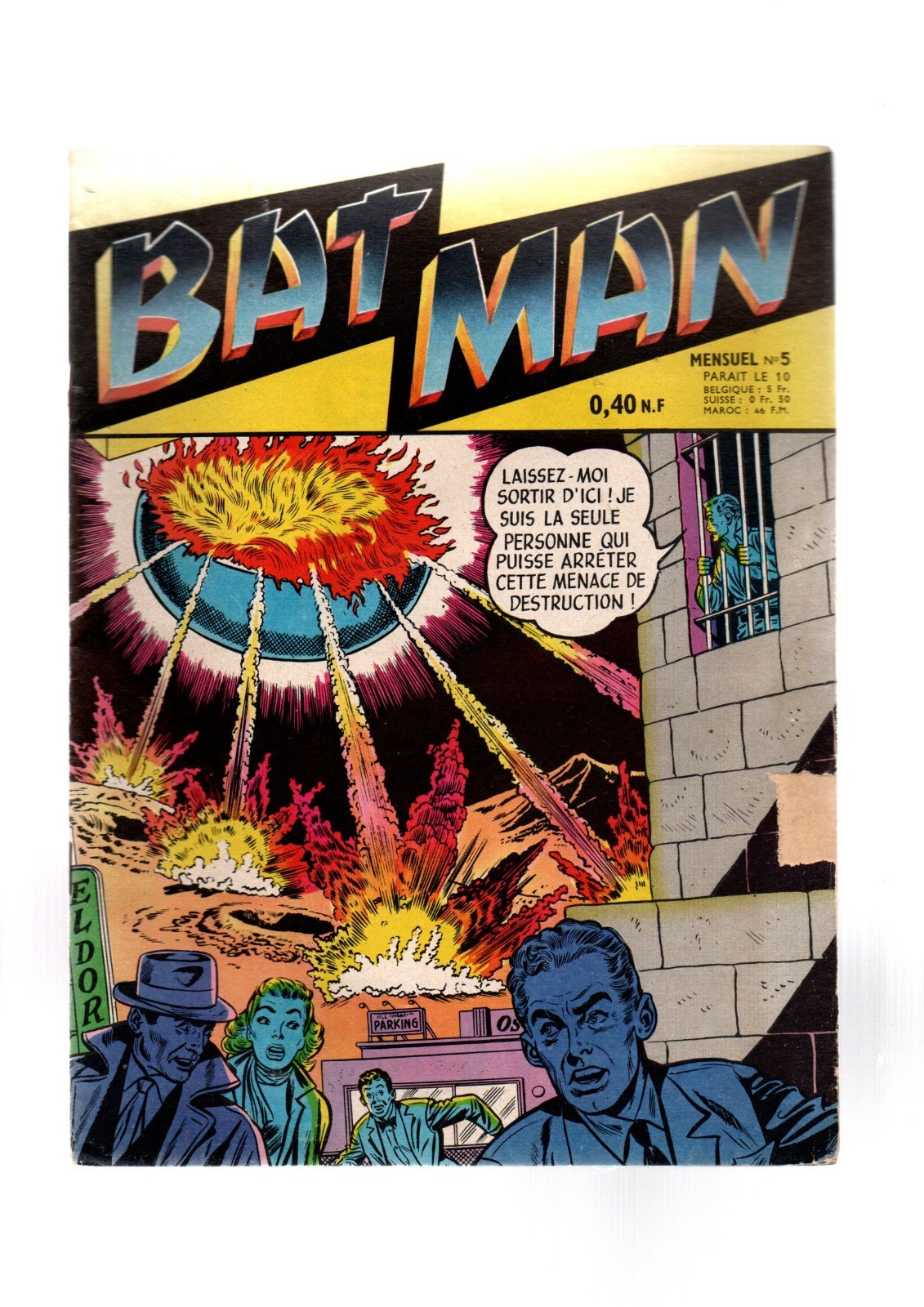 BATMAN n°5. Editions ARTIMA 1960. Récit complet en TBE