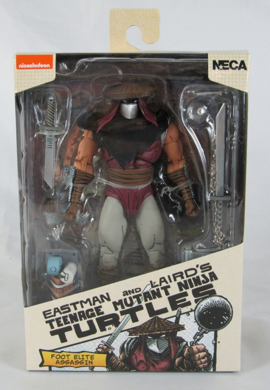 NECA TMNT Ninja Turtles Eastman Laird's Foot Elite Assassin Sealed MIB A105
