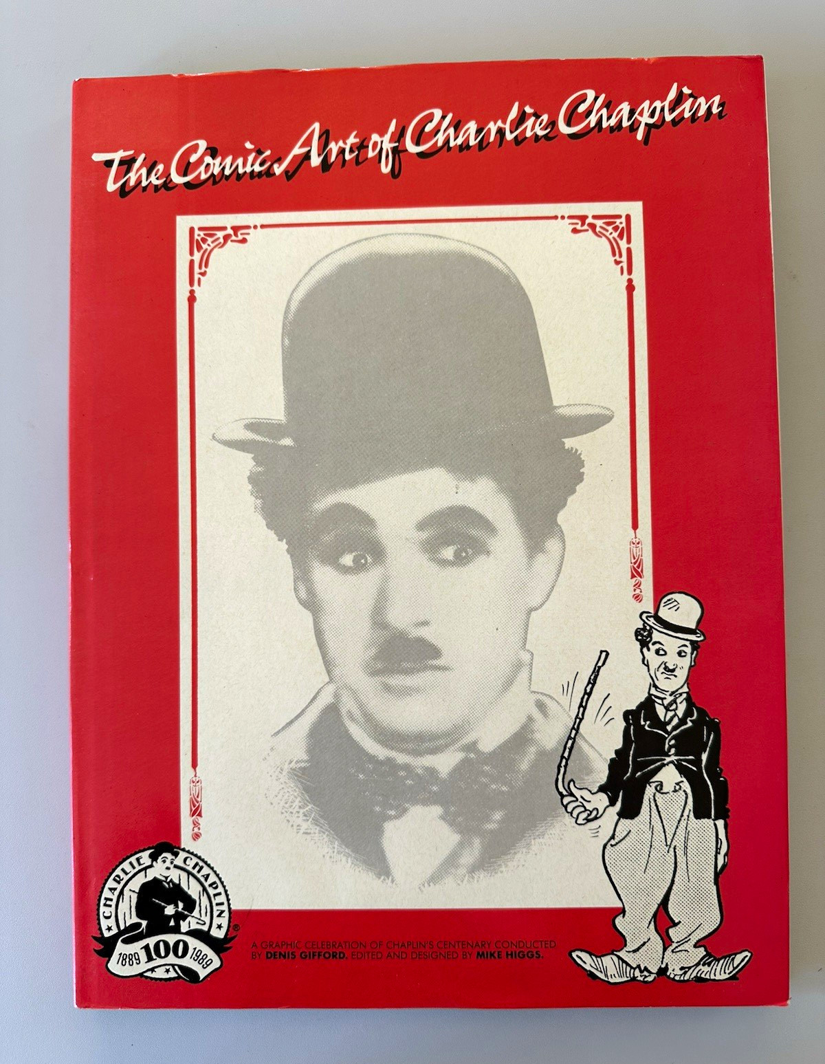 The Comic Art of Charlie Chaplin, Denis Gifford Hardback 1989