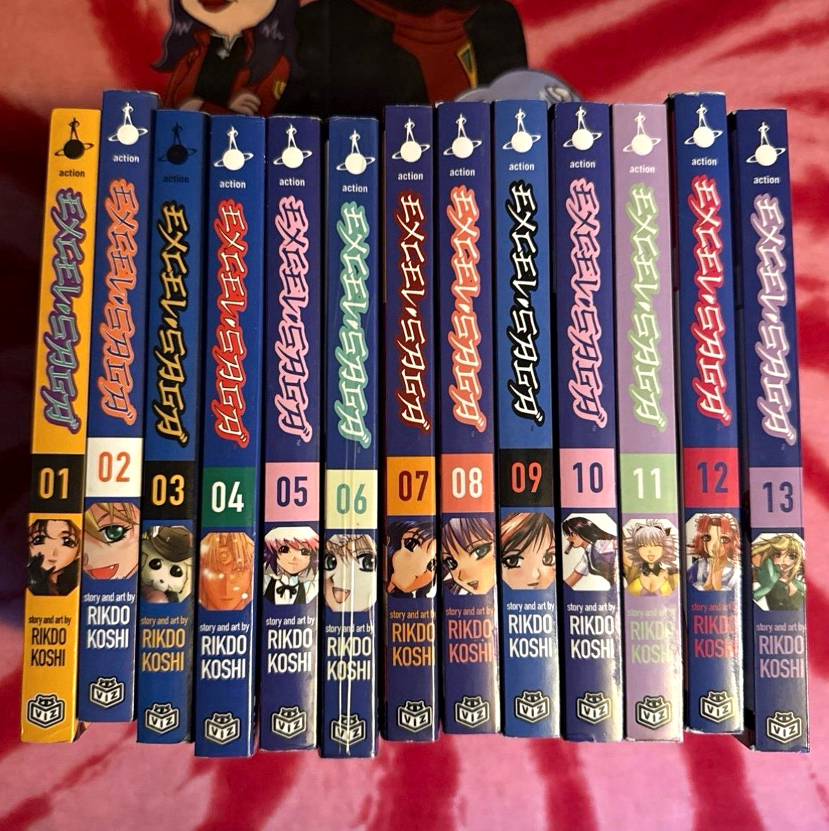 VIZ Excel Saga Manga Lot Vol. 1-13 (13 Books) English by Rikdo Koshi