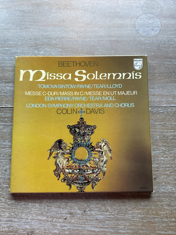 Beethoven – Missa Solemnis – Vinyle 33 tours