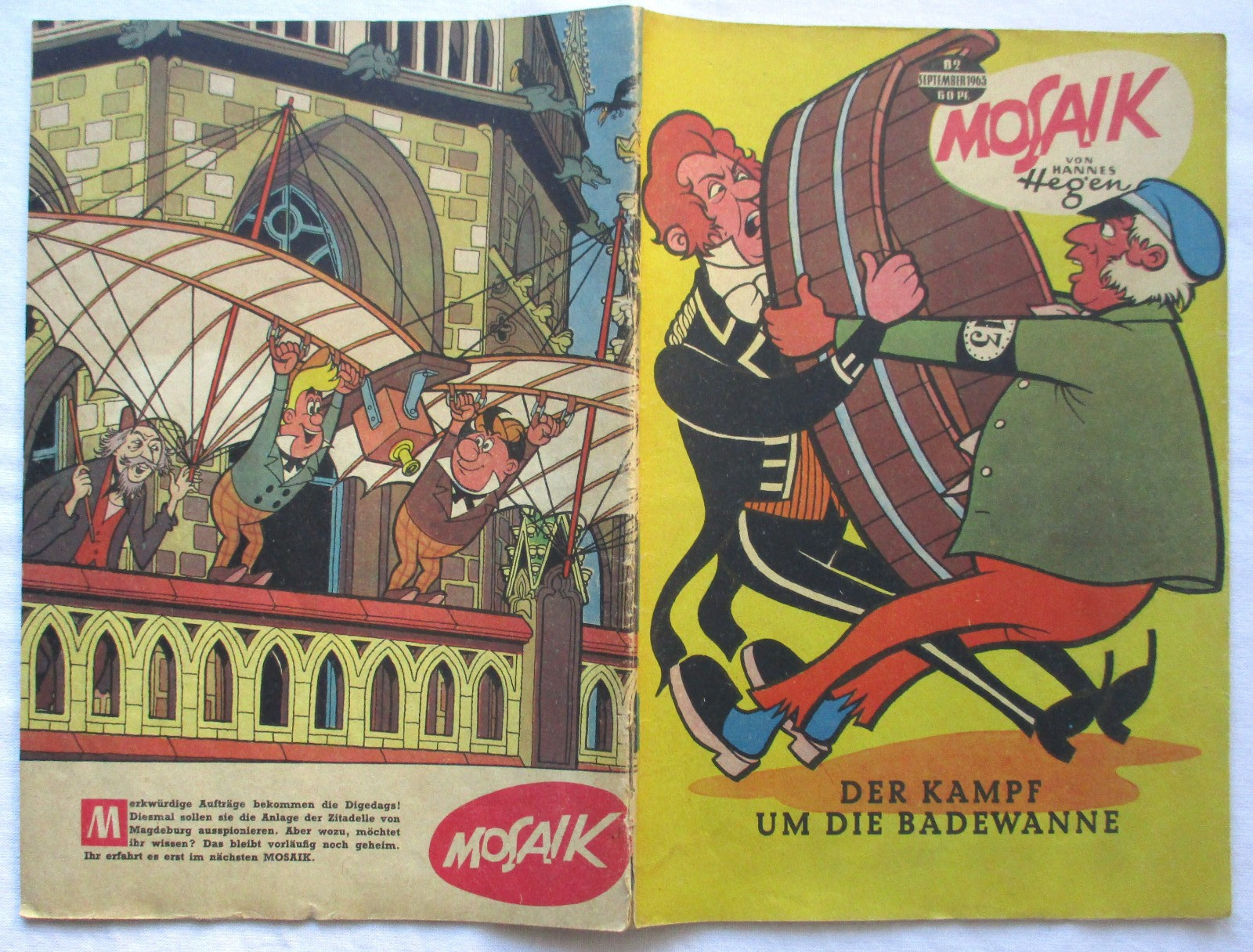 Mosaico di Hannes Hegen Digedag numero 82 del 1963 (175037)