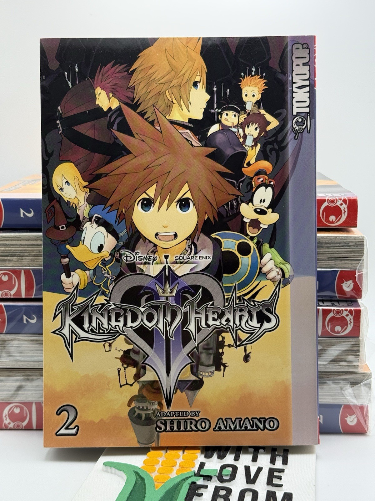 Disney Kingdom Hearts II Ser di Amano Shiro. vol. 2 libri manga (NUOVI)