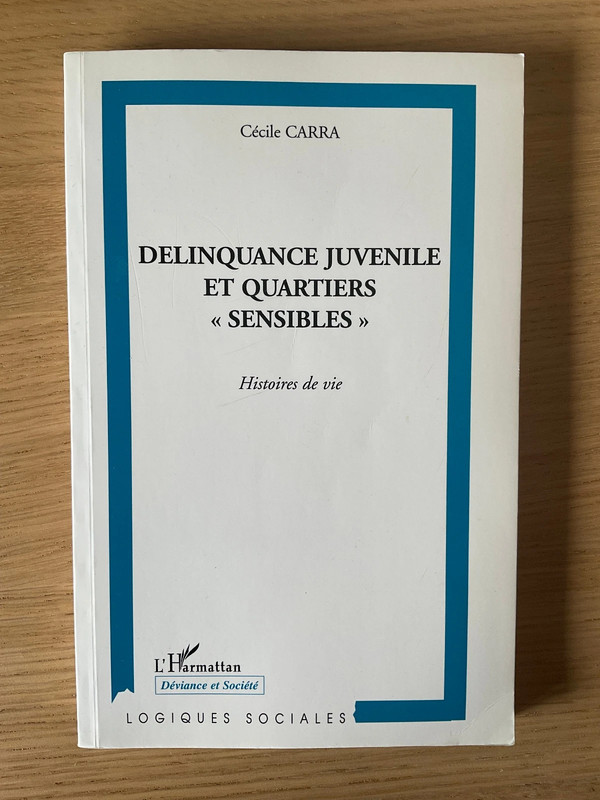 📚 Cécile Carra - Délinquance juvénile et quartiers « sensibles »