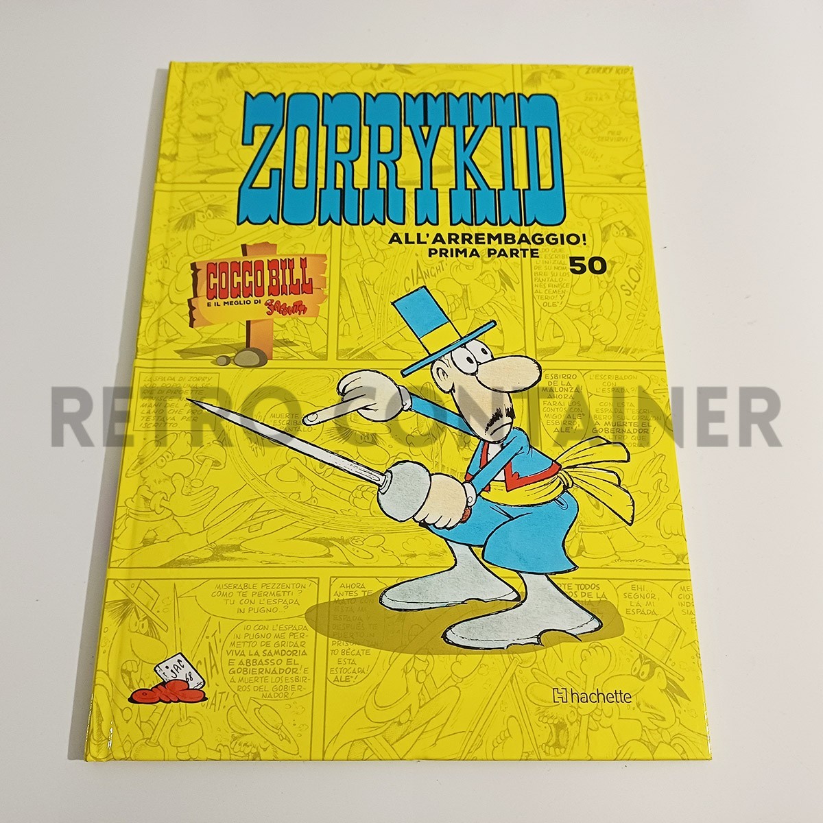 Cartonato Hachette COCCO BILL E IL MEGLIO DI JACOVITTI - 50 Zorrykid