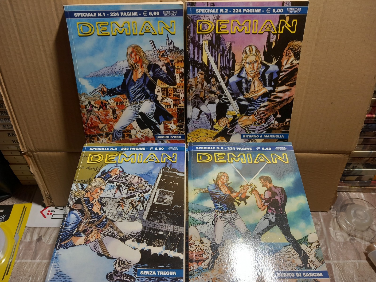 Demian Fumetti Speciale nn.1-4 Hermann 1991 Italiano A colori