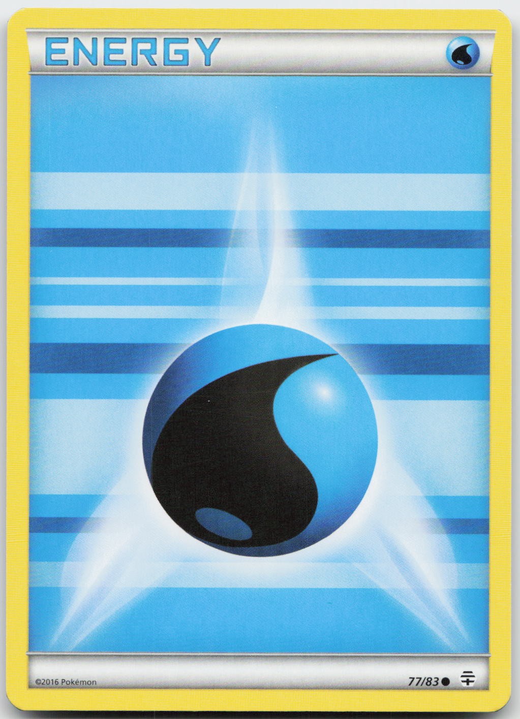 Water Energy 77/83 Common Generations Pokemon Lightly Played