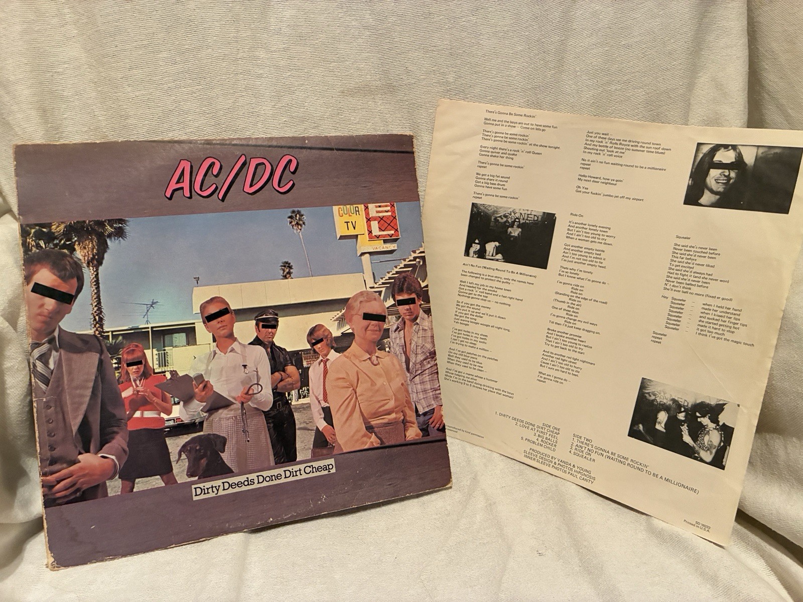 AC/DC Dirty Deeds Done Dirt Cheap 1976 Atlantic SD 16033 