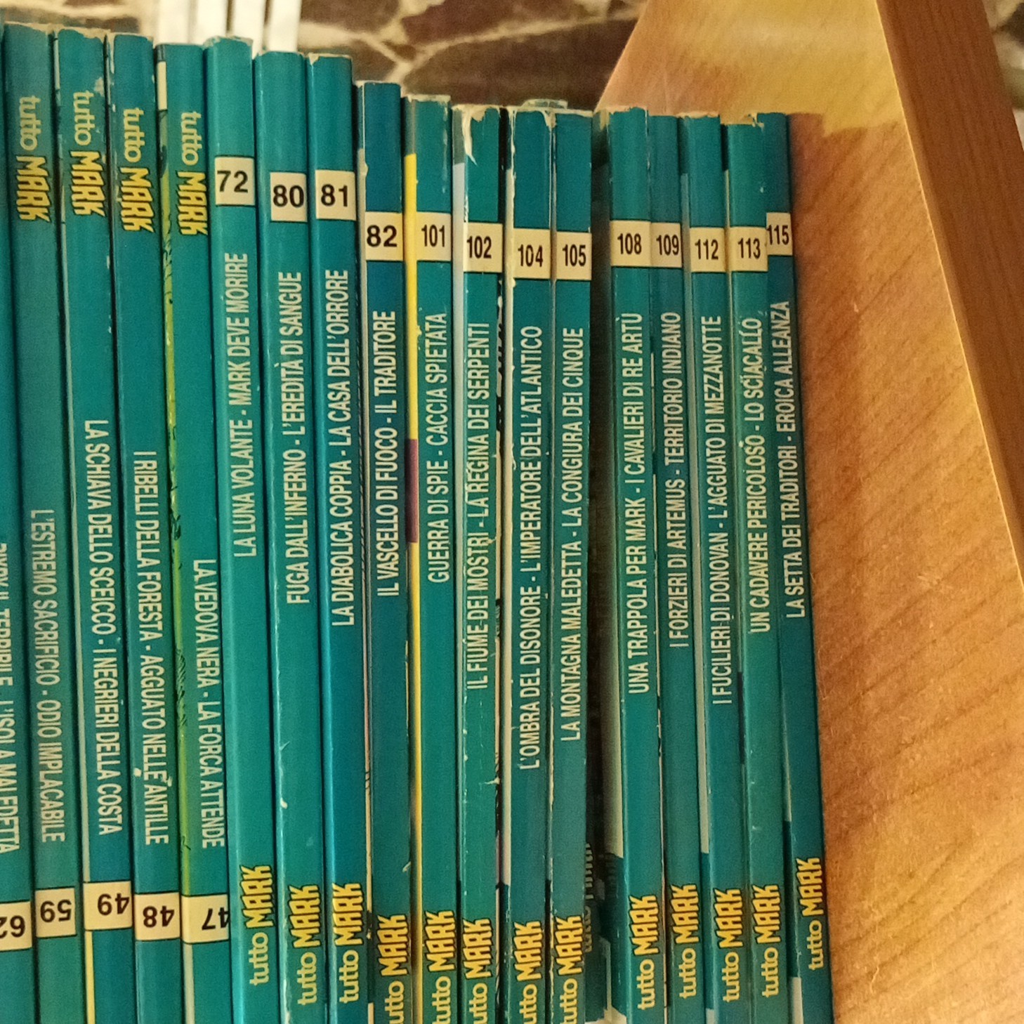 Tutto Mark Il Comandante Mark lotto fumetti ristampa completa n.47 48 49 59 62