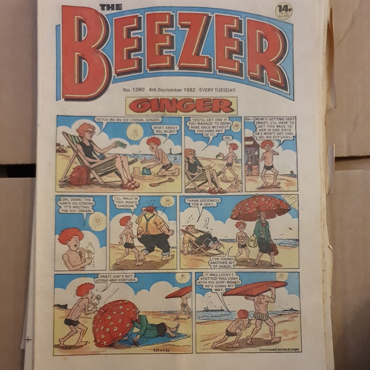 The Beezer No.1390 September 4th 1982