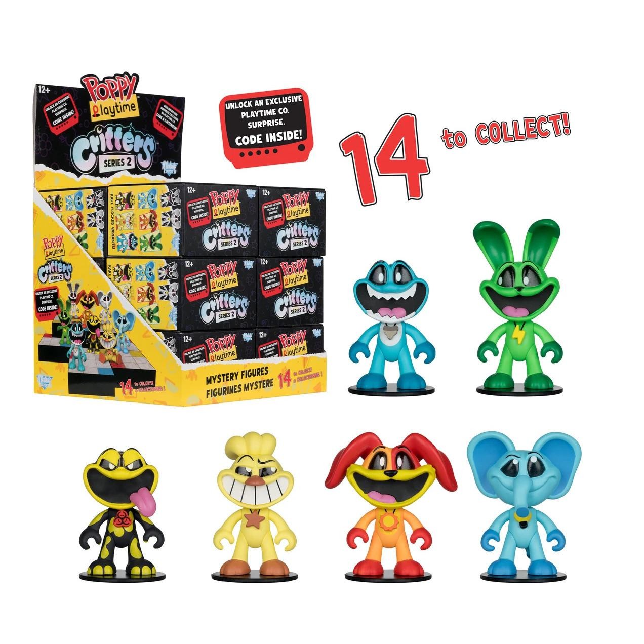 Poppy Playtime Blind Box Wave 2 Display (12) - McFarlane Toys