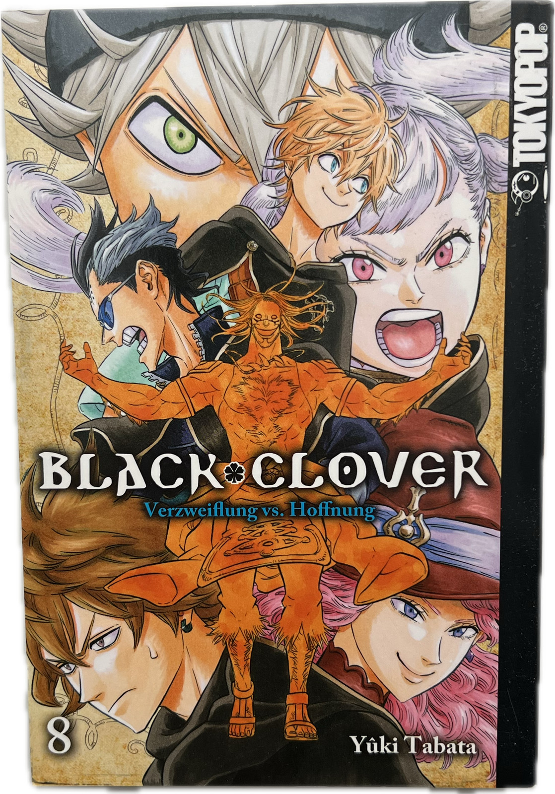 Black Clover 8 manga tedesco