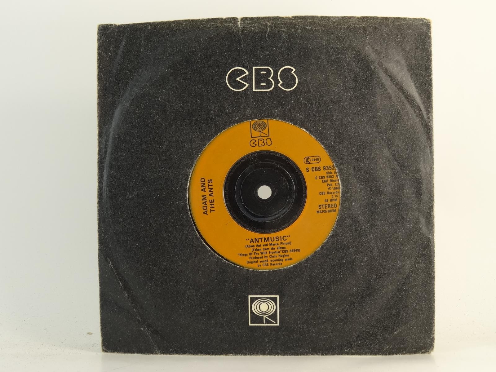 ADAM AND THE ANTS ANTMUSIC (74) 2 Track 7" Single including Company Sleeve CBS