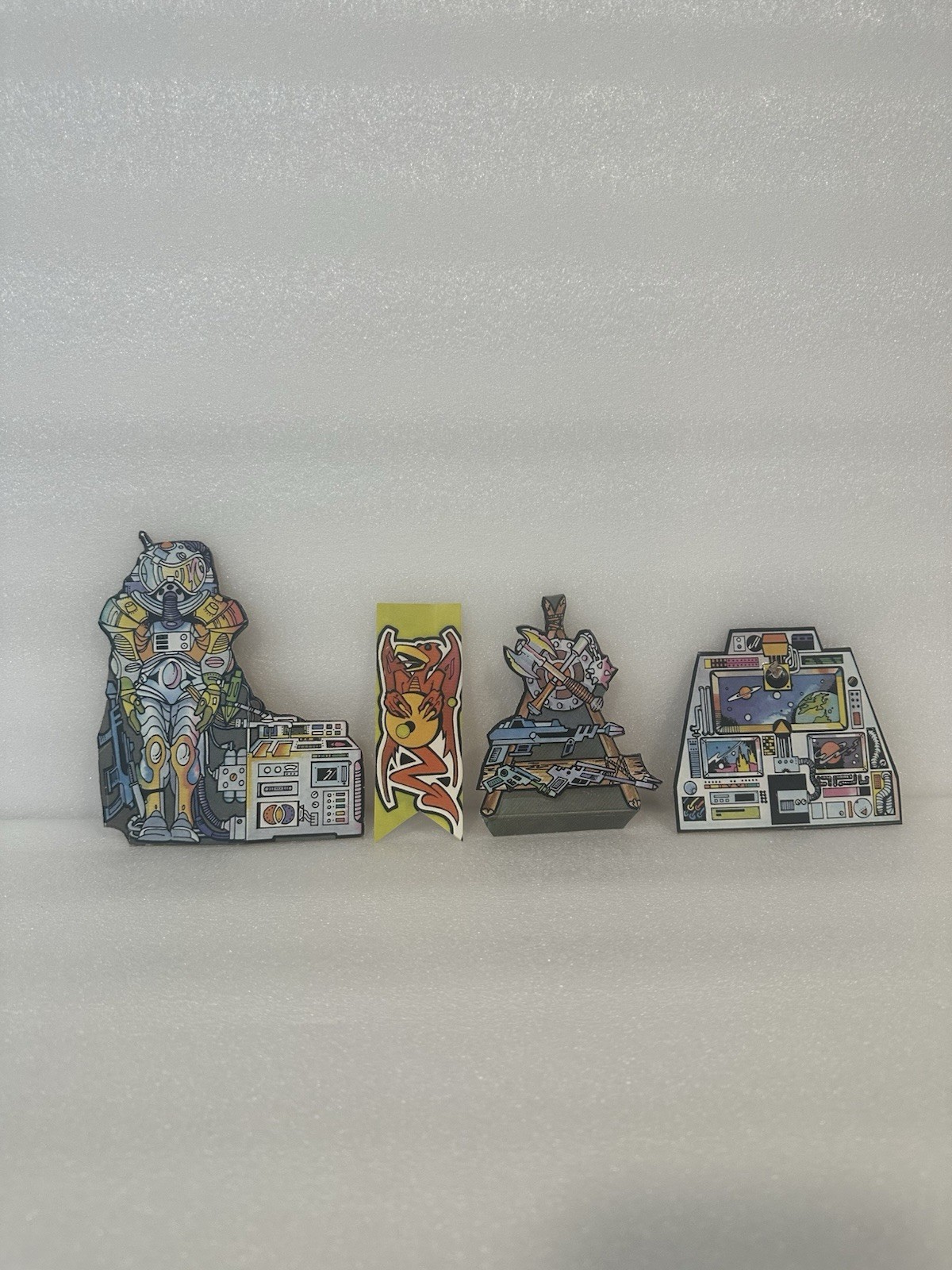 Adesivo REPRO Castle Grayskull ricambio ritagli di cartone e banner drago