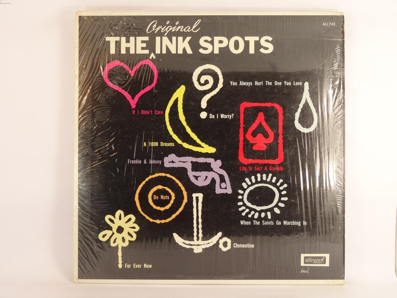 THE INK SPOTS THE ORIGINAL INK SPOTS (397) 10 Track LP plus Picture Sleeve ALLEG