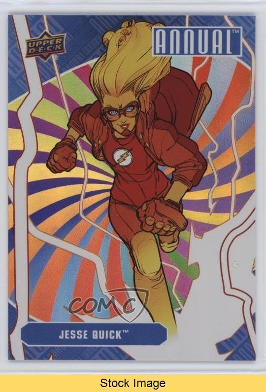 2023-24 Upper Deck DC Annual Color Wheel Jesse Quick #99 READ 1ho3