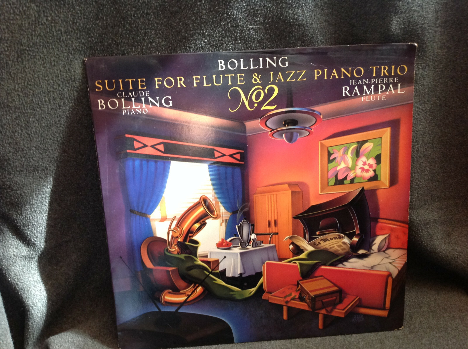 VINYL LP by CLAUDE BOLLING & JEAN-PIERRE RAMPAL (1987) CBS FM 42318 / JAZZ