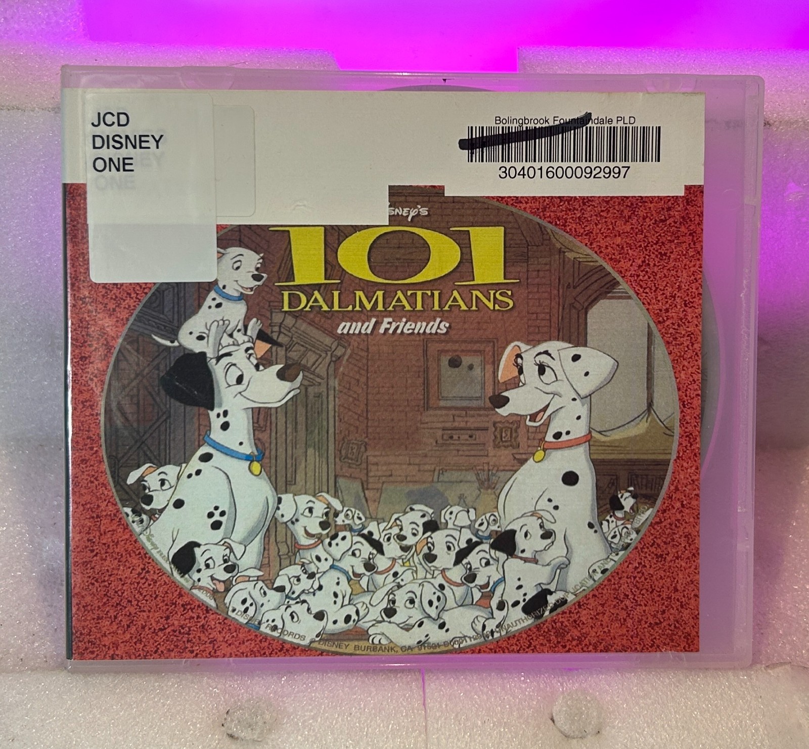 101 Dalmatians & Friends by Disney (CD, 2008, Walt Disney) & Case, Tested *RARE*