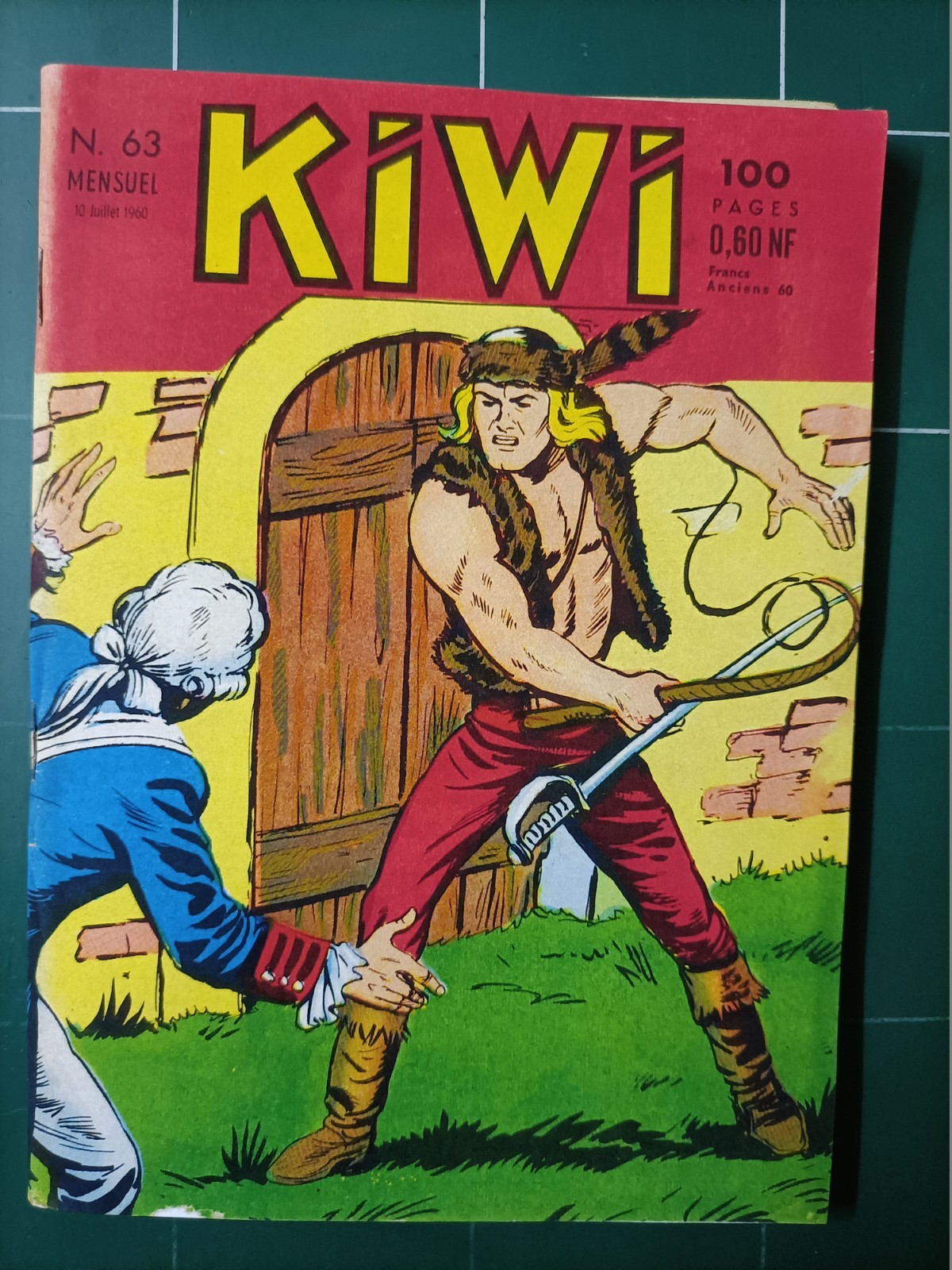 KIWI  n°  63  /  Juillet  1960  /  Couverture Photocopie recto/verso  / Ed : LUG