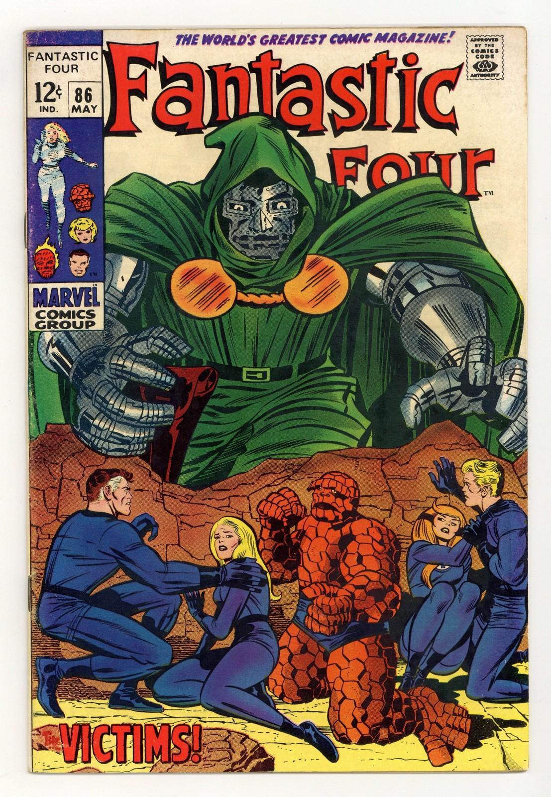 Fantastic Four #86 VG 4.0 1969