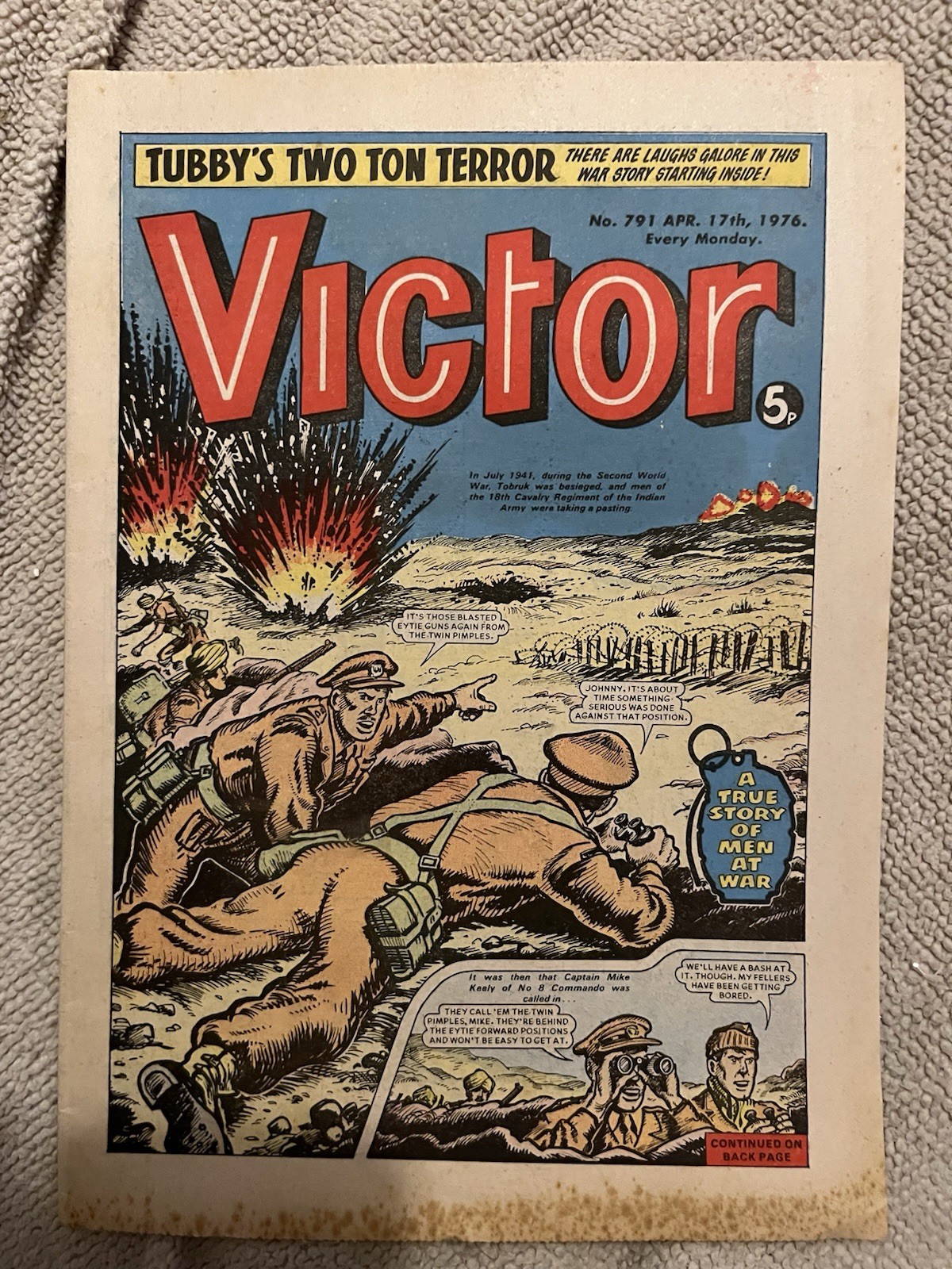 Victor Comic No# 791 April 17th 1976 FN