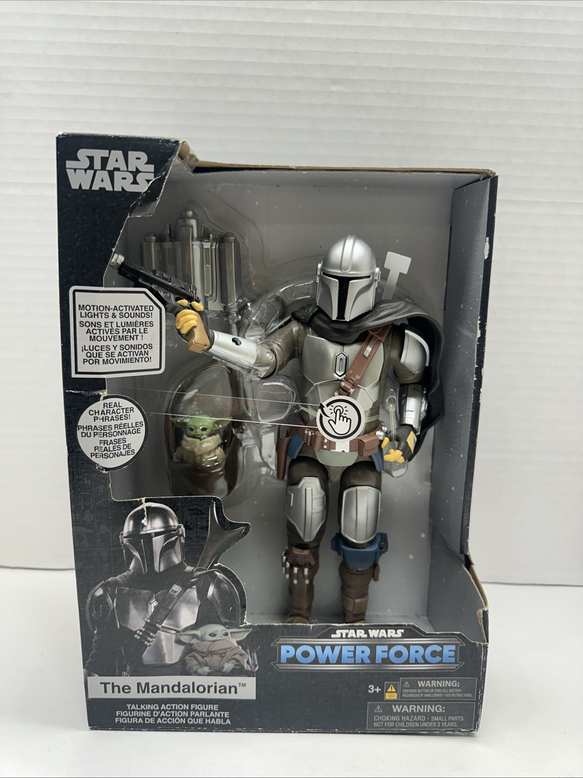Star Wars Power Force The Mandalorian Talking Action Figure Grogu ha bisogno di batteria