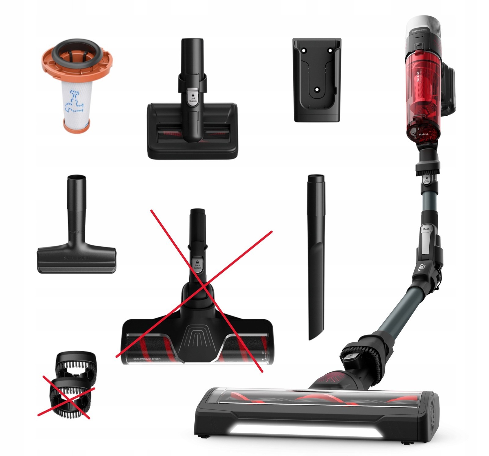 Aspirapolvere a piantana Rowenta X-Force Flex 9.60 usato