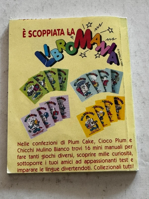 Collezionisti:10 libretti della mitica serie “Libromania”del Mulino Bianco