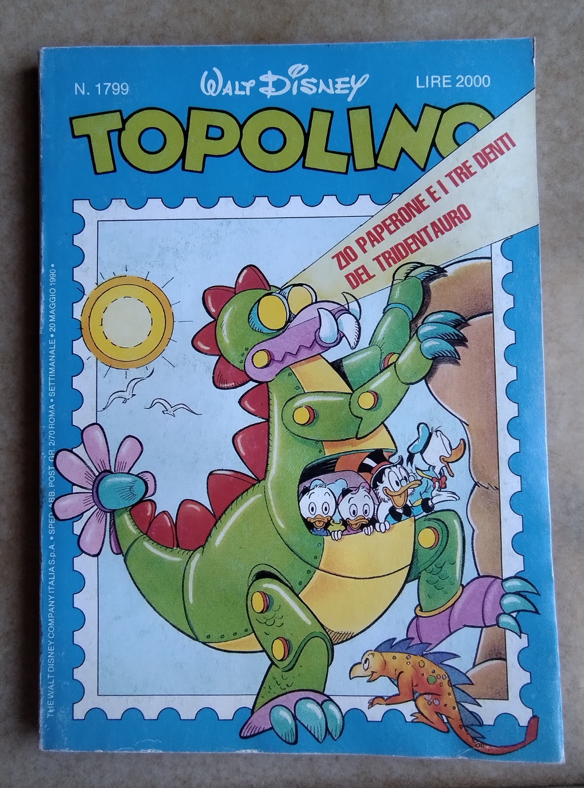 Topolino n. 1799 del 20/5/1990 - Ed. Mondadori