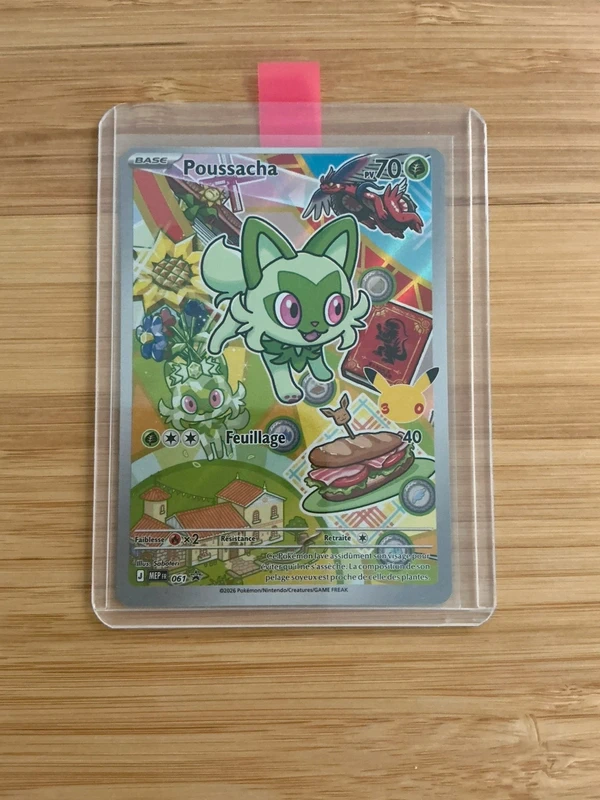 Pokémon Poussacha Mep 061 (30 ans) "off-centered"