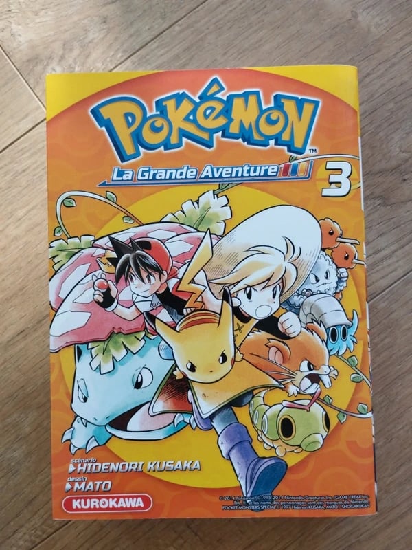 Manga pokémon la grande aventure 3