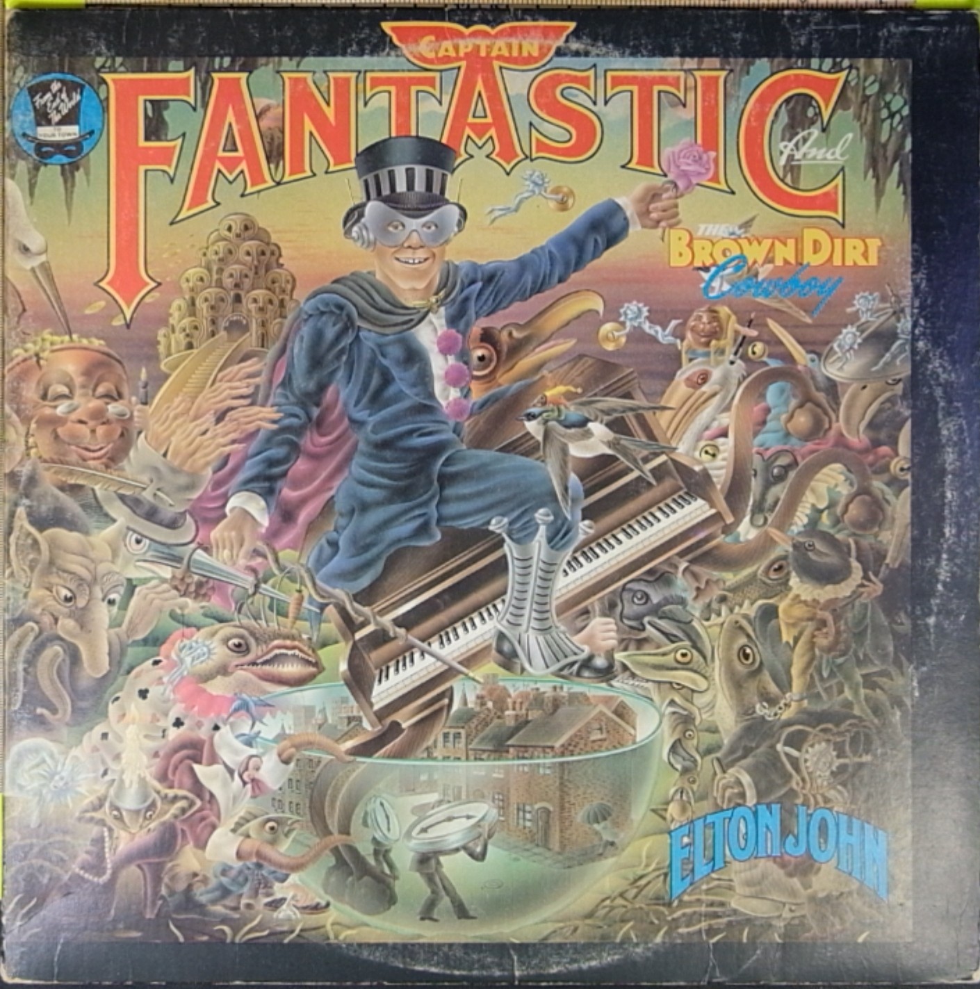 Elton John Captain Fantastic Brown Dirt Cowboy 1975 Vinyl LP Record MCA-2142
