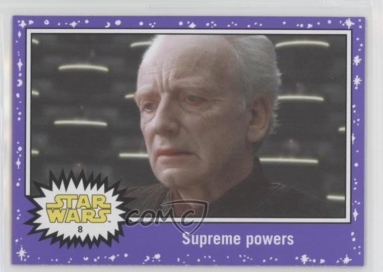 2015 Topps Star Wars: Viaggio nel Risveglio della Forza Imperatore Palpatine #8 2k3