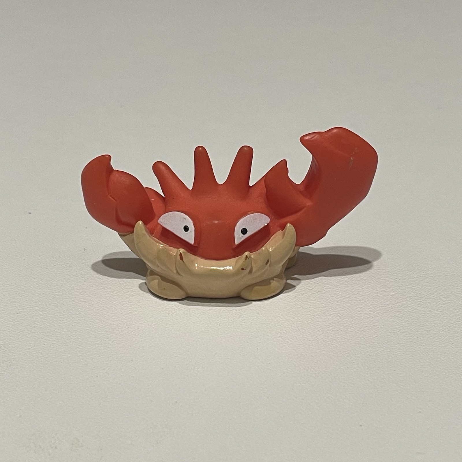 Pokemon figure finger puppet Kingler Bandai 1996 Nintendo Japan