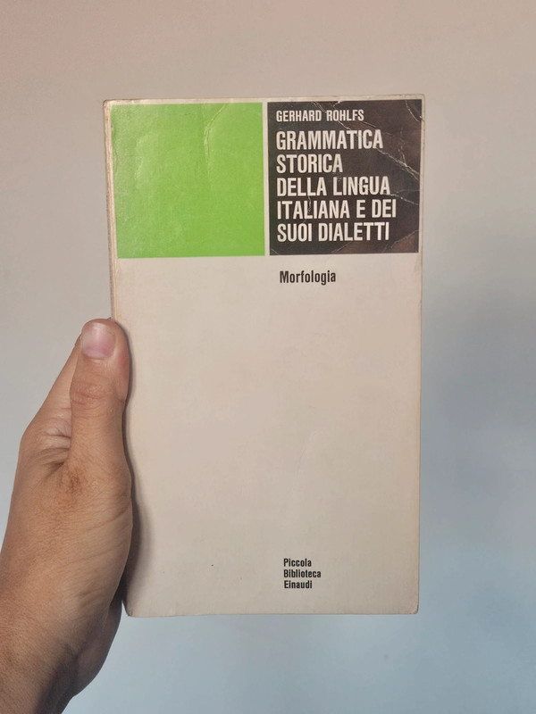 Grannatica storica della lingua italiana e dei suoi dialetti