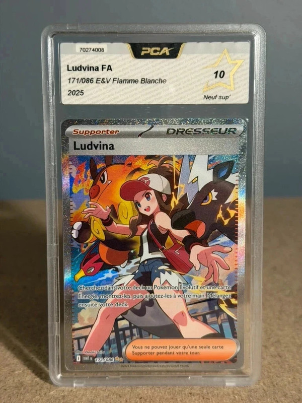 Carte Pokémon Ludivina ALT 171/086 Flamme Blanche Écarlate et Violet FR PCA 10