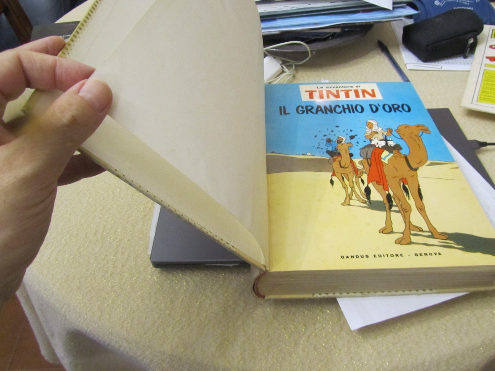 COLLEZIONE COMPLETA 1-8 DELLE AVVENTURE DI TIN TIN - VOLUME RILEGATO