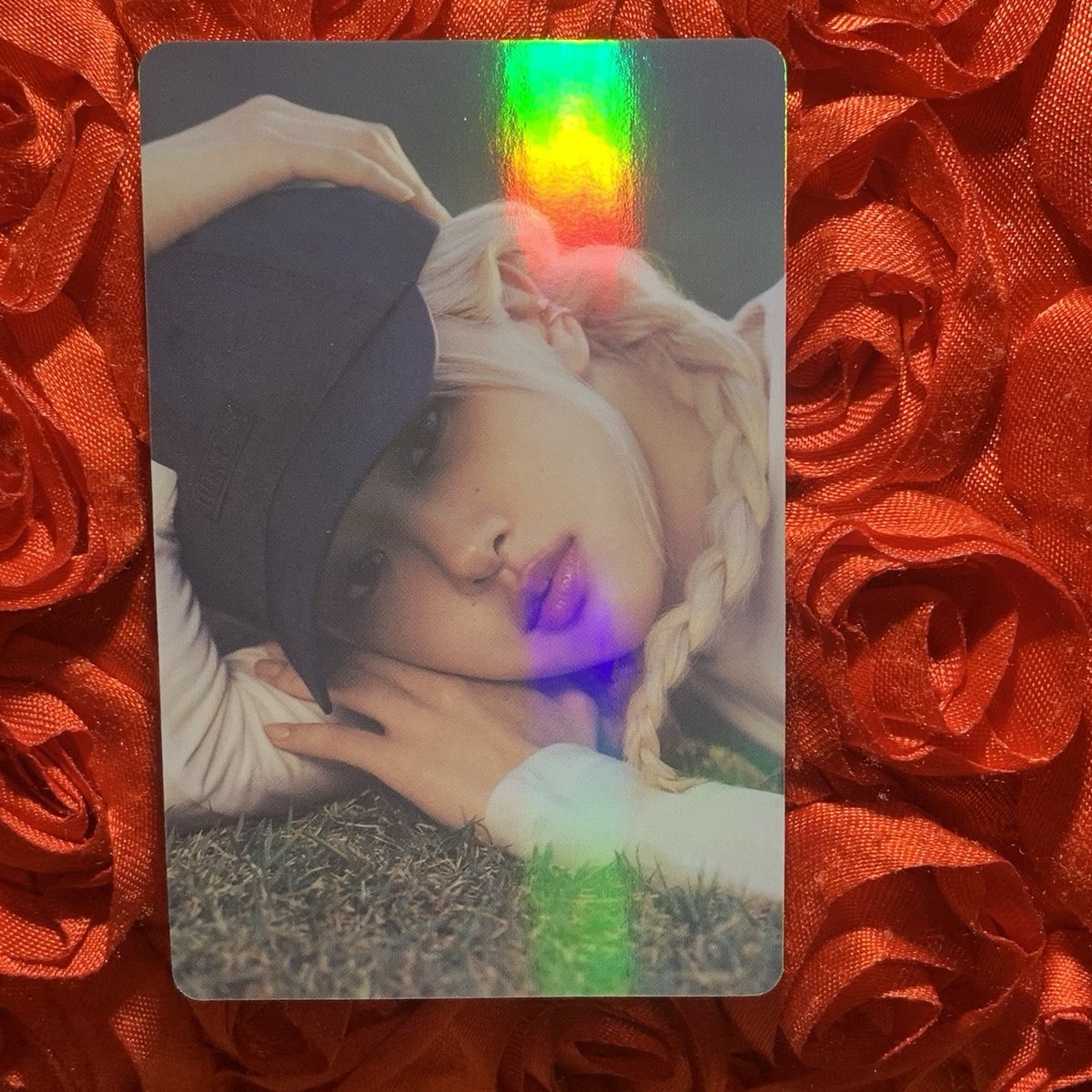 Rose BLACKPINK UNIVERSE K-Pop foto dea idolo ragazza holo card lay
