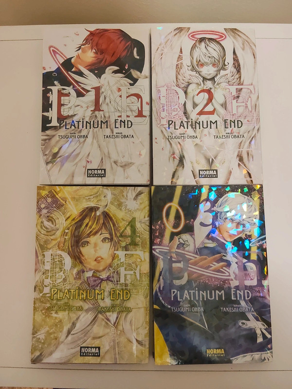 Pack tomos Platinum end 1-4