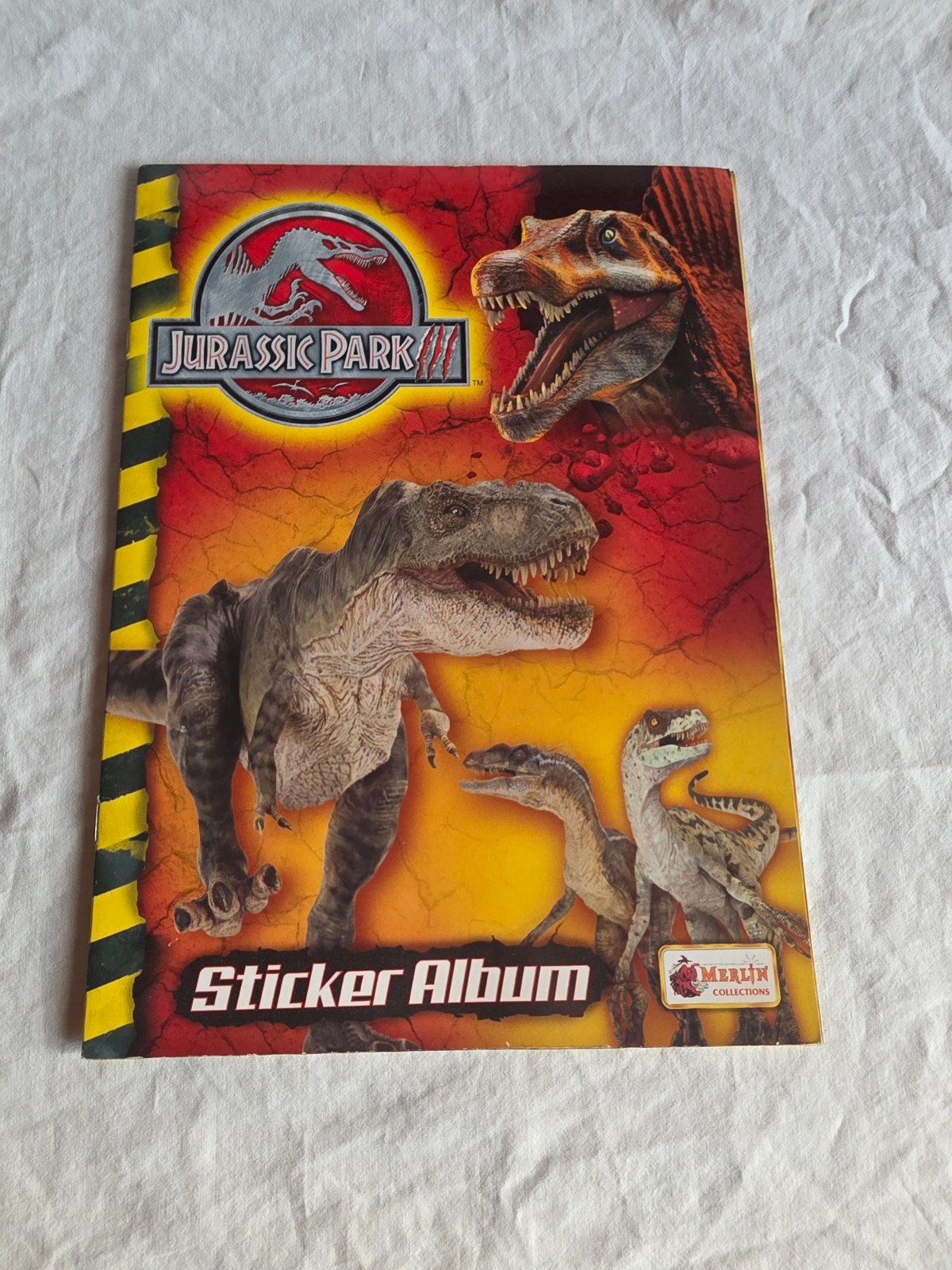 RARO Album Figurine JURASSIC PARK III Merlin 2001 COMPLETO Ottime Condizioni