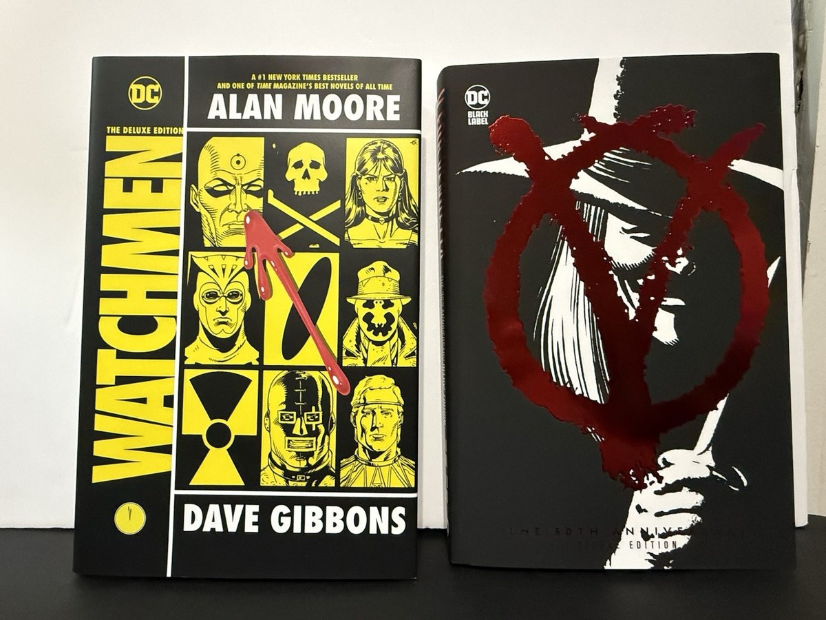 Watchmen: The Deluxe Edition & V for Vendetta 30th Anniversary Deluxe Edition