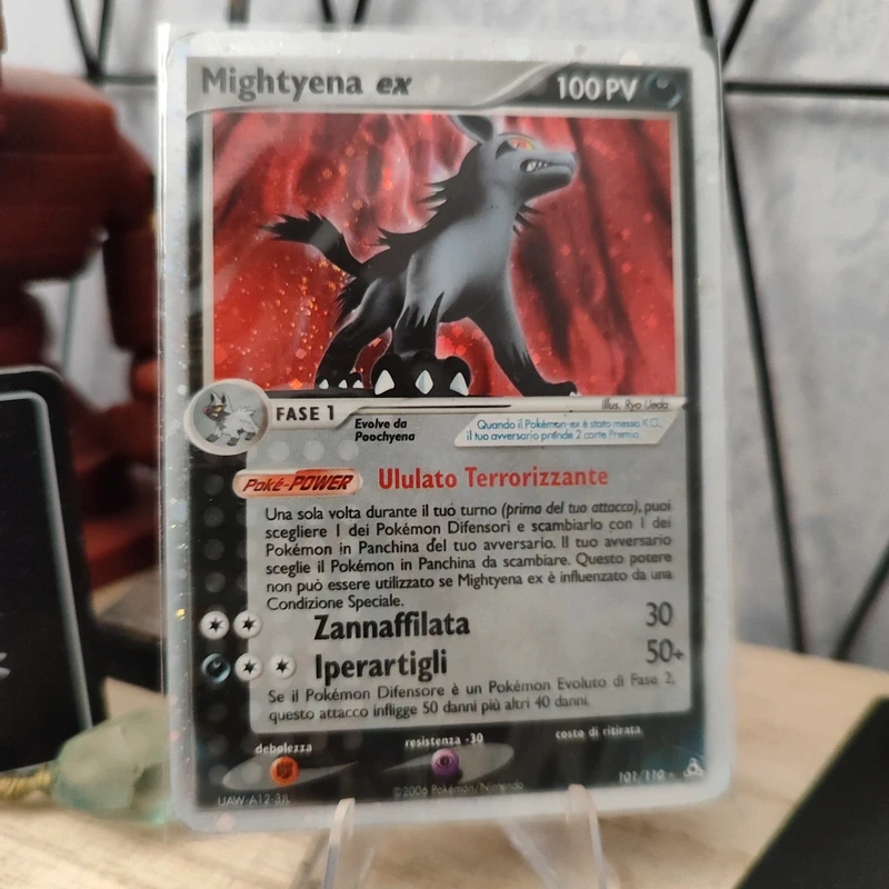 Carta Pokémon Mightyena ex 101/109 – EX Rubino & Zaffiro