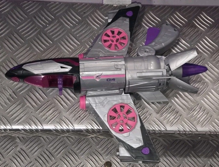 Paw Patrol The Mighty Movie Transforming Rescue Jet With No Figure, Working