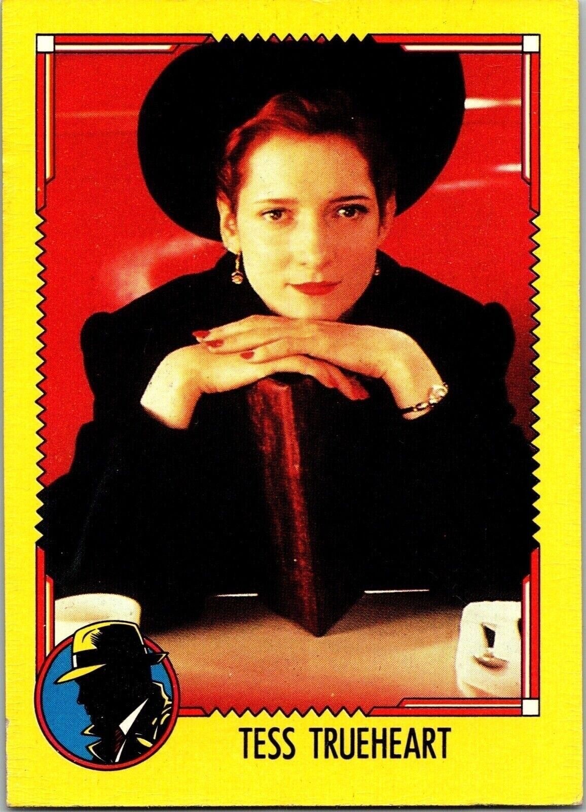 1990 Tess Truehart 5 Topps Calling Dick Tracy Trading Card TC CC
